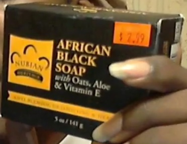африканское черное мыло nubian heritage