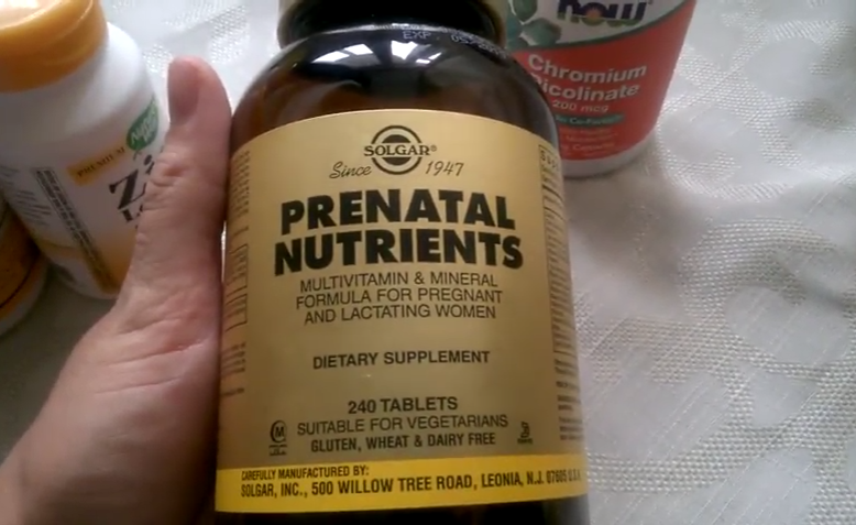 Solgar Prenatal Nutrients содержит основные минералы