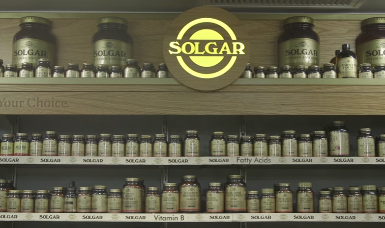 Ассортимент американских витаминов Solgar